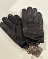 Police Leather Gloves-Leather Cut Resistant Patrol Duty Search Gloves