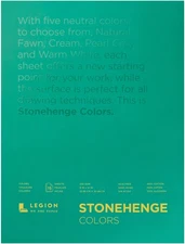 Stonehenge Aqua Block Coldpress Pad 9"X12" 10 Sheets/Pkg White 300lb