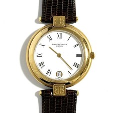 Balenciaga Men's/Women's Boys 33mm Date Watch Rare Used Accessories