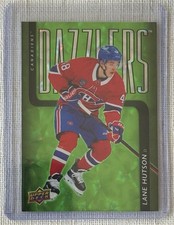 2025-26 Upper Deck Series 1 Rookie Dazzlers Green Lane Hutson Montreal Canadiens