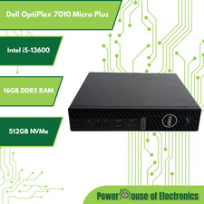 Dell Optiplex 7010 Micro Plus  i5-13600  16GB DDR5  512GB NVMe  Win11 Pro
