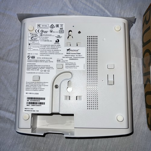 Ruckus 901-R610-US00 R610 Dual-Band Wireless Access Point New - Open Box - Picture 7 of 8