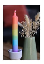 Regenbogen Stabkerzen