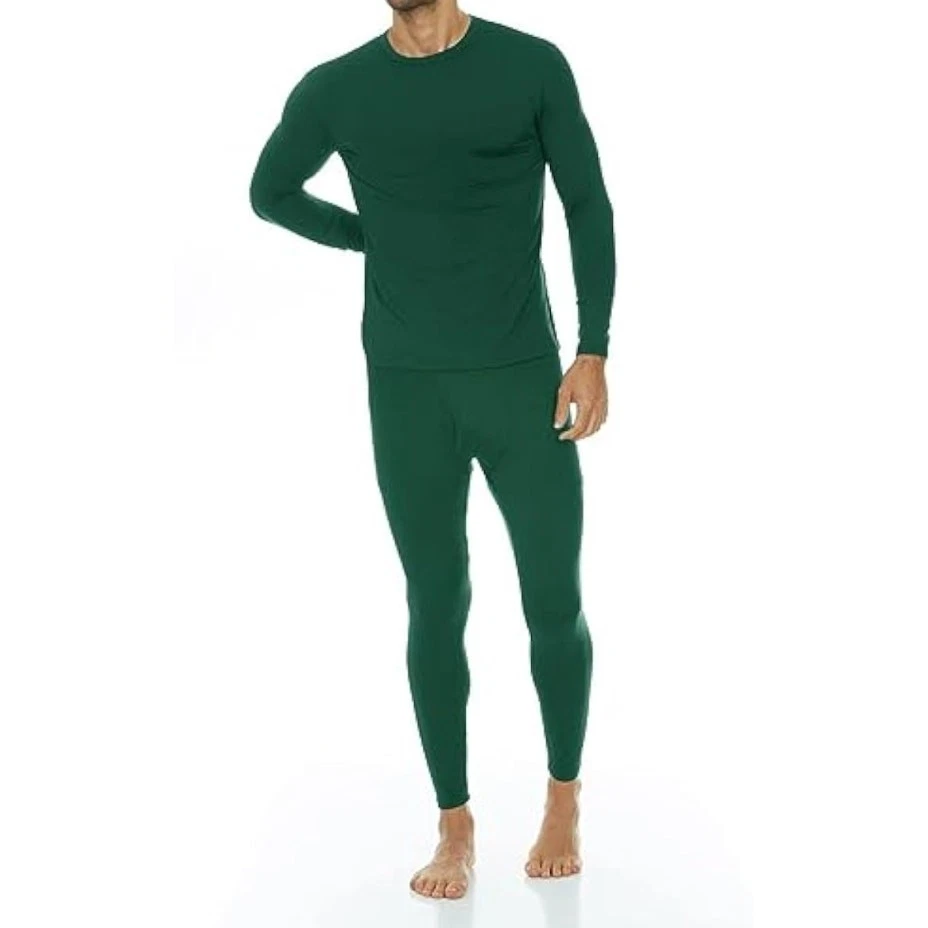 THERMAJOHN Mens Thermal Underwear Long Johns Set Large Hunter Green V-Neck NWOT
Opens in a new windo
