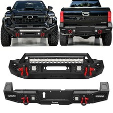 Off-road For 2024 2025 2026 Toyota Tacoma Front Rear Bumper Wwinch Platelights