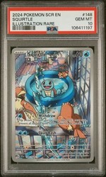 Squirtle 148/142 SV07 Stellar Crown Illustration Rare Holo