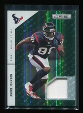 2011 Rookies & Stars Andre Johnson /99 Longevity Emerald Patch Texans #58