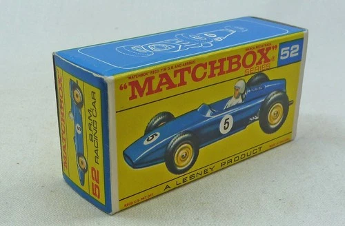 Lesney Matchbox Toys MB52b BRM Racing Car ORIGINAL Empty F1 Type Box