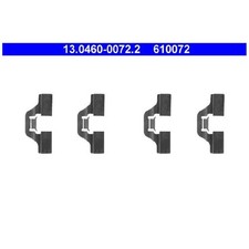 Zubehörsatz Bremsbeläge für VW Corrado 53I Golf 3 1H1 1E7 1H5 4 1J1 1J5 | 242
