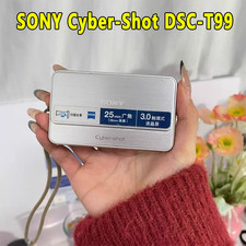 SONY Cyber-Shot DSC-T99 CCD Digital Camera 14.1MP 4x Optical Zoom Silver