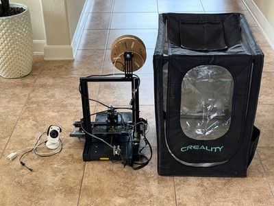 Creality Ender-3 V2 3D Printer Package - Printer + Enclosure + Monitoring Camera