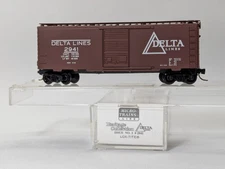 N Scale Micro Trains Heritage Collection #3     DELTA  LINES   40' Boxcar # 2941