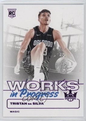 2024-25 Panini Court Kings Works in Progress Pink 19/99 Tristan da Silva #15 d4v