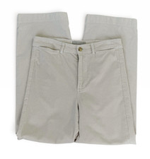 Everlane Women's 6 Straight Leg Corduroy Pants Off-White EUC 28" Minimalist