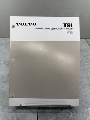 Volvo TSI Electronic Control System VE D12 Heavy Truck Service Manual 270-600