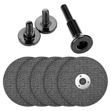 5Pcs 3 inch Cut Off Wheels with 1/4 Stem Mounting Mandrel Kit for Die... 
