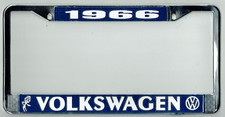 1966 Volkswagen VW Bubblehead Vintage California License Plate Frame BUG BUS T-3