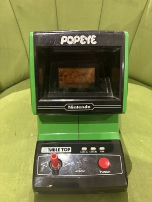 Nintendo Popeye Table Top Game & Watch Battery Arcade Spiel Retro 1983 Japan