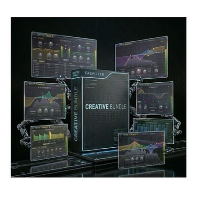 FabFilter Creative Bundle with Twin 3, Saturn 2, Timeless 3 and Volcano 4