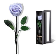 Blue Flowers for Delivery Prime, Preserved Blue Roses Flower Gifts for Women, Re