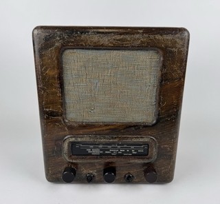 Volksempfänger VE301dyn seltene Variante im Metallgehäuse Österreich 1946