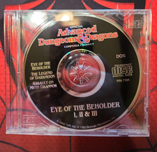 👁 Advanced D&D - Eye of the Beholder I, II & III (1995) Disk Only MINT!