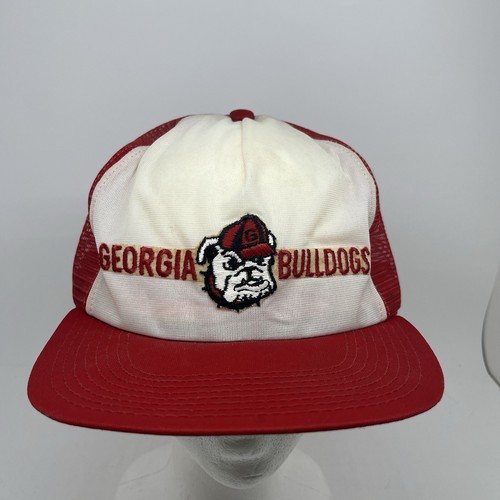 Casquette Trucker Vintage Années 80 Fort Benning Georgia – Mesh, Fermoir Snapback