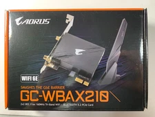 GIGABYTE WiFi 6E GC-WBAX210 (2x2 802.11ax/ Tri-Band WiFi/Bluetooth 5.2/ black 