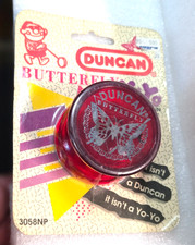 Vintage 1994 Duncan Butterfly Yo-Yo Sealed RED 3058NP USA