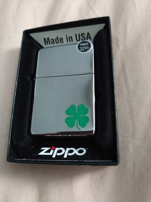 New! Zippo Lighter ''A Bit O' Luck'' #24007 Made in the USA