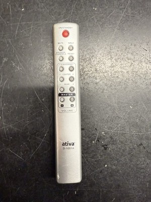 Ativa Remote D-1051A Tested FULL MODEL LIST Description.