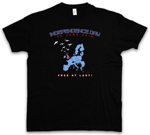 INDEPENDENCE DAY T-SHIRT - Brexit 23rd Junde Wahl 2016 Vote GB Great Britain EU - 第 1/2 張圖片
