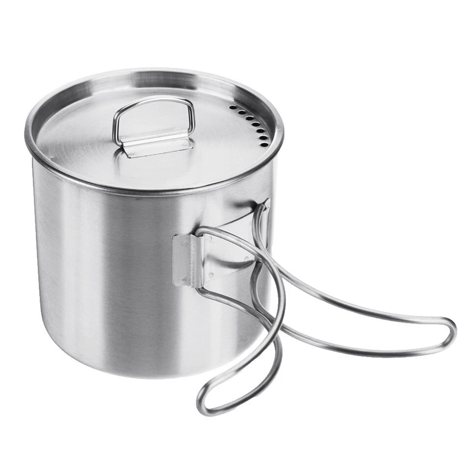 Stainless Steel Pot Camping Cookware