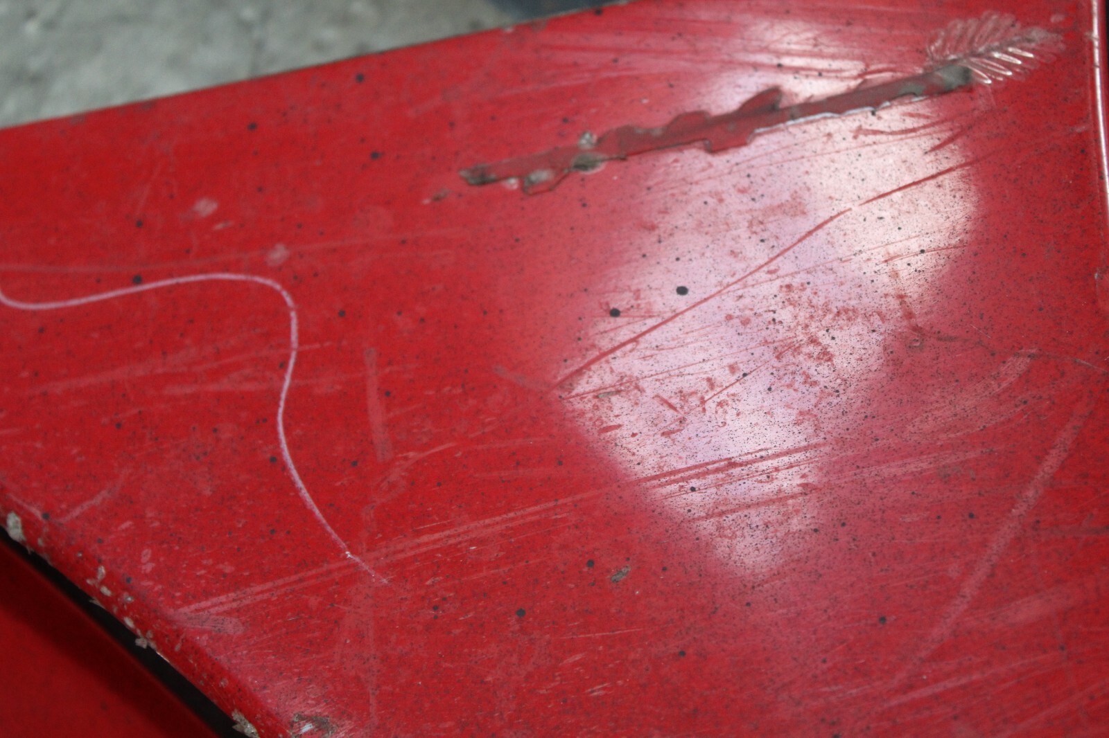 Ferrari F430, Coupe, Spider, LH, Rocker Panel, Red, Dmg, Used, P/N 68021110