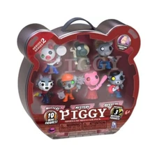 Piggy - 3" Mini Figure Mega 10-Pack Ser. 2 w/ Carrying Case (3 Mystery Figures)