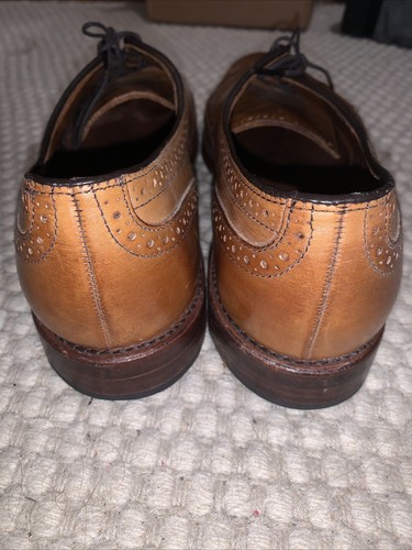 Allen Edmonds Mens Walnut Wingtip Player’s Oxford Shoes 9752 Size 11.5D USA - Picture 6 of 8