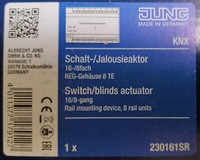 Jung Schalt / Jalousieaktor 16-/8Fach 230161SR Reg Knx Eib Instabus Neu
