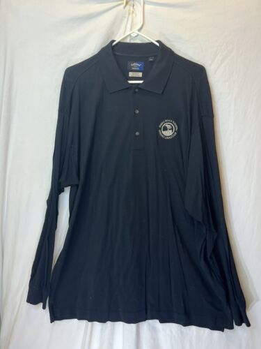 Callaway Golf XXL schwarz Langarm Polo Pebble Beach Reports Spring Links Cup - Bild 3 von 4