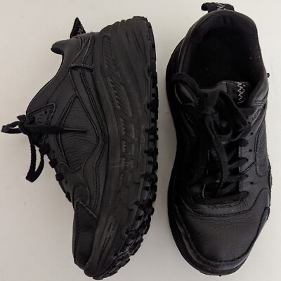 UGG CA805 BLACK LEATHER SNEAKER SHOE Womens Size 6.5
