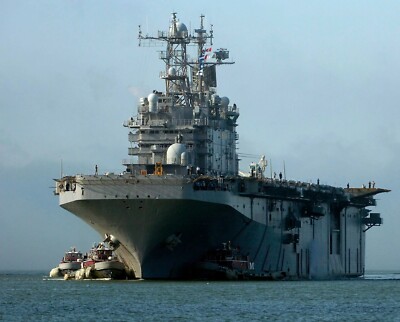 USS Nassau LHA-4 Virginia Beach, VA September 27, 2008 - 8 x 10'' Photograph