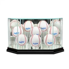 8 Baseball Display Case - Premium UV Protected Glass Baseball Showcase