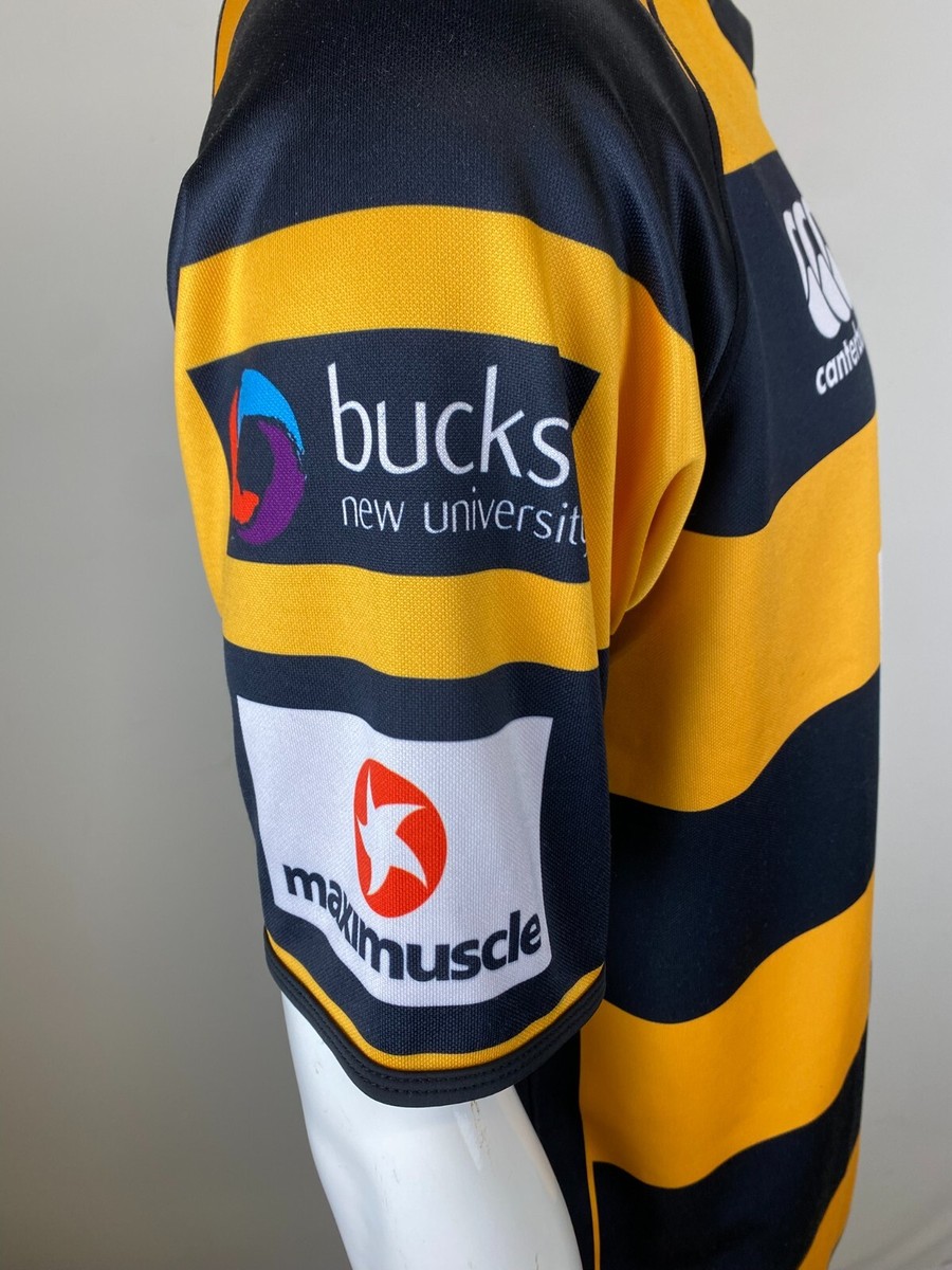 LONDON WASPS RUGBY ユニフォーム　ラグビー　イングランド LONDON WASPS RUGBY SHIRT JERSEY UNDER ARMOUR sz M MEN BLACK