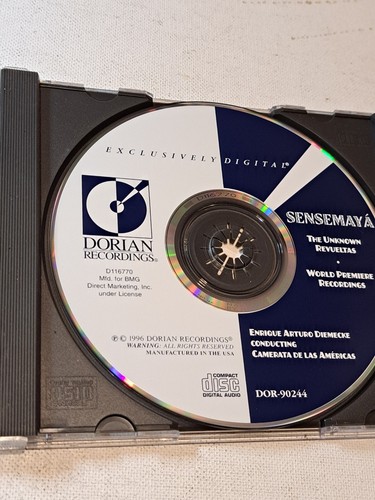 CD Sensemaya - The Unknown Silvestre Revueltas 1899-1940 (1996 Dorian) World - Bild 3 von 4
