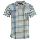 Mens SHIRT Short Sleeve BLUE PLAID Seersucker Fabric CRAGHOPPERS Casual Top | S