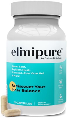 Elimipure Gut Cleanse & Restore Supplement Natural & Effective Detox Cleanse ...