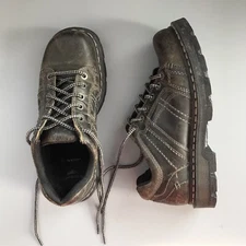 Dr. Martens Vintage Lace Up Leather Oxford Shoe 10 Grunge Old School Brown Rare