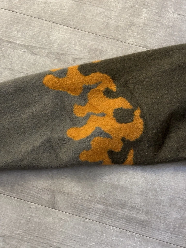 Vintage 90's GSL Native American Sweater Flames 2xL Wool Laine, Multicolor RARE - Image 4 of 4