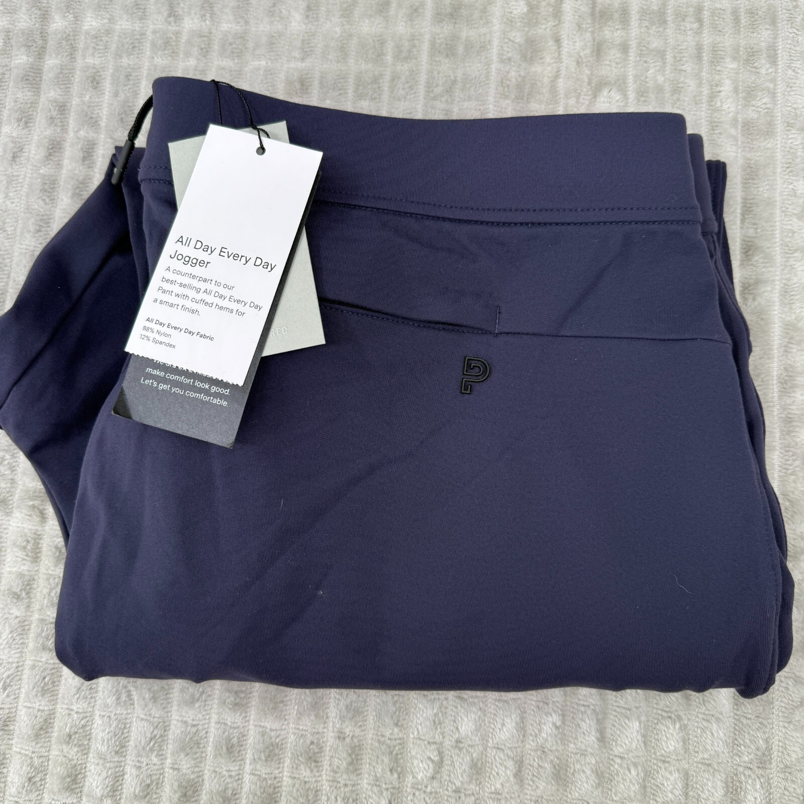 New Public Rec All Day Everyday Pants 42x27 Blue Stretch Jogger 42/30