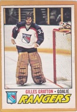 1977-78 O PEE CHEE HOCKEY GILLES GRATTON #207 RANGERS NM *A9736