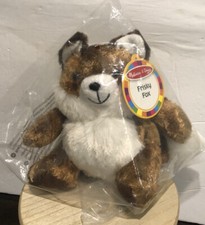 Melissa  Doug 8 Inch Frisky Fox brown NEW plush Adorable Stuffed Animal